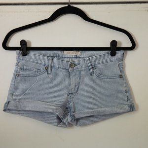 Bullhead Striped Low-Rise Shorts